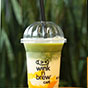 Mango Matcha Iced Latte